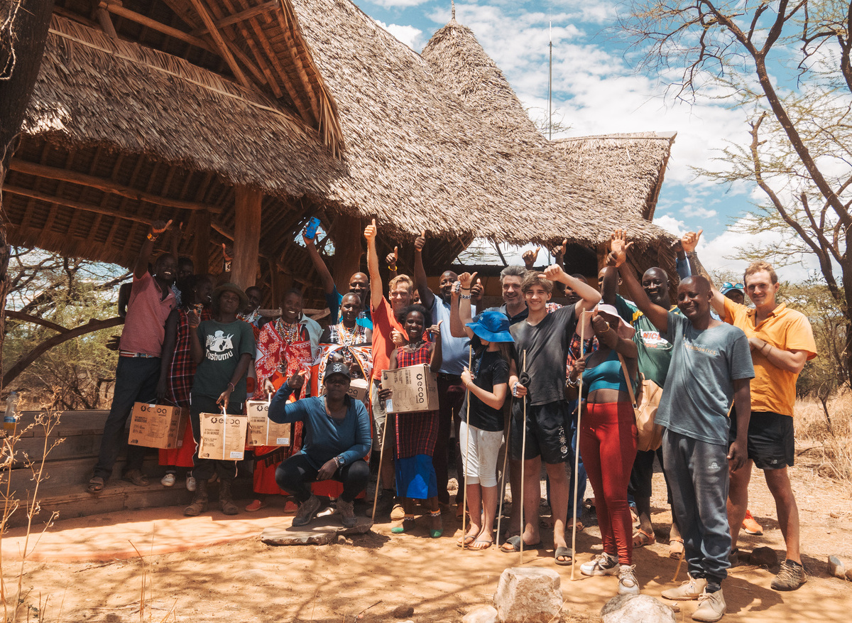 Group Shot after a Community Visit in Magadi 