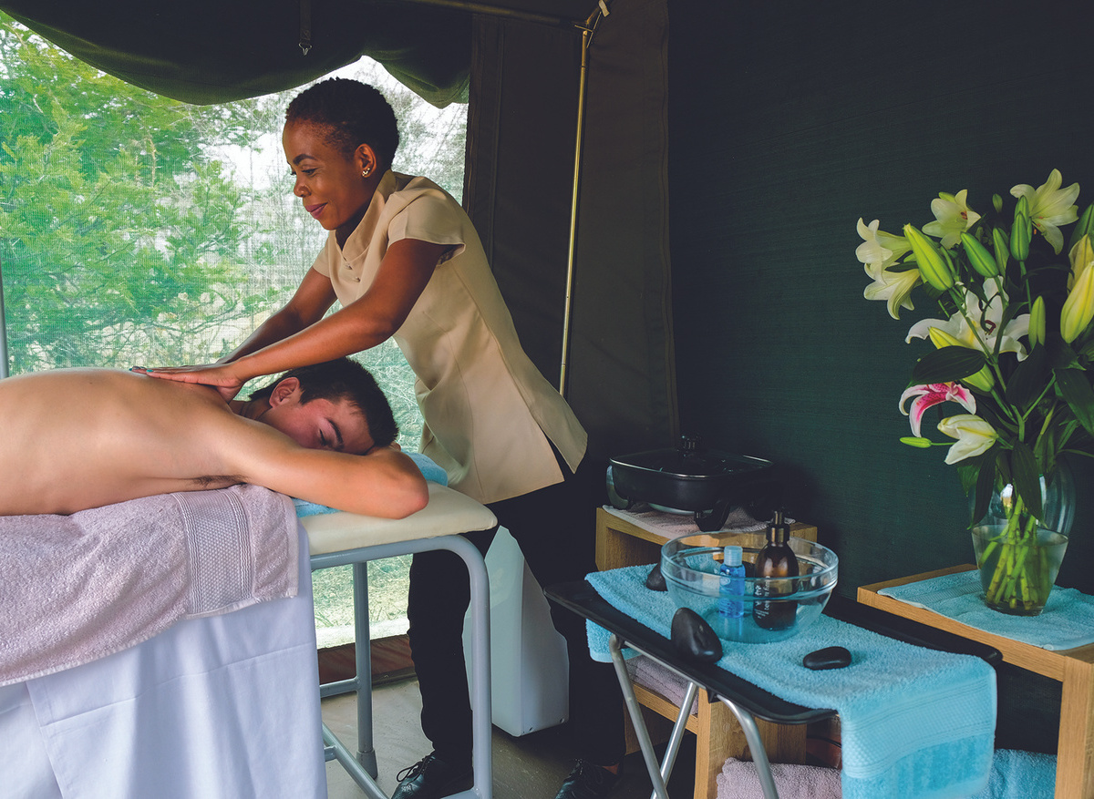 All 3 South African camps offer spas