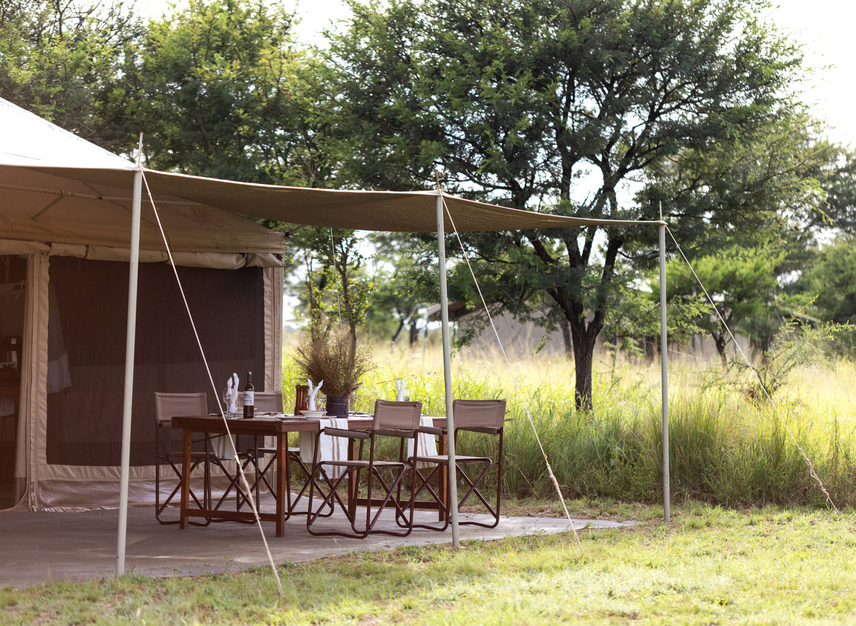 Serengeti Wilderness Camp (Central) dining tent 