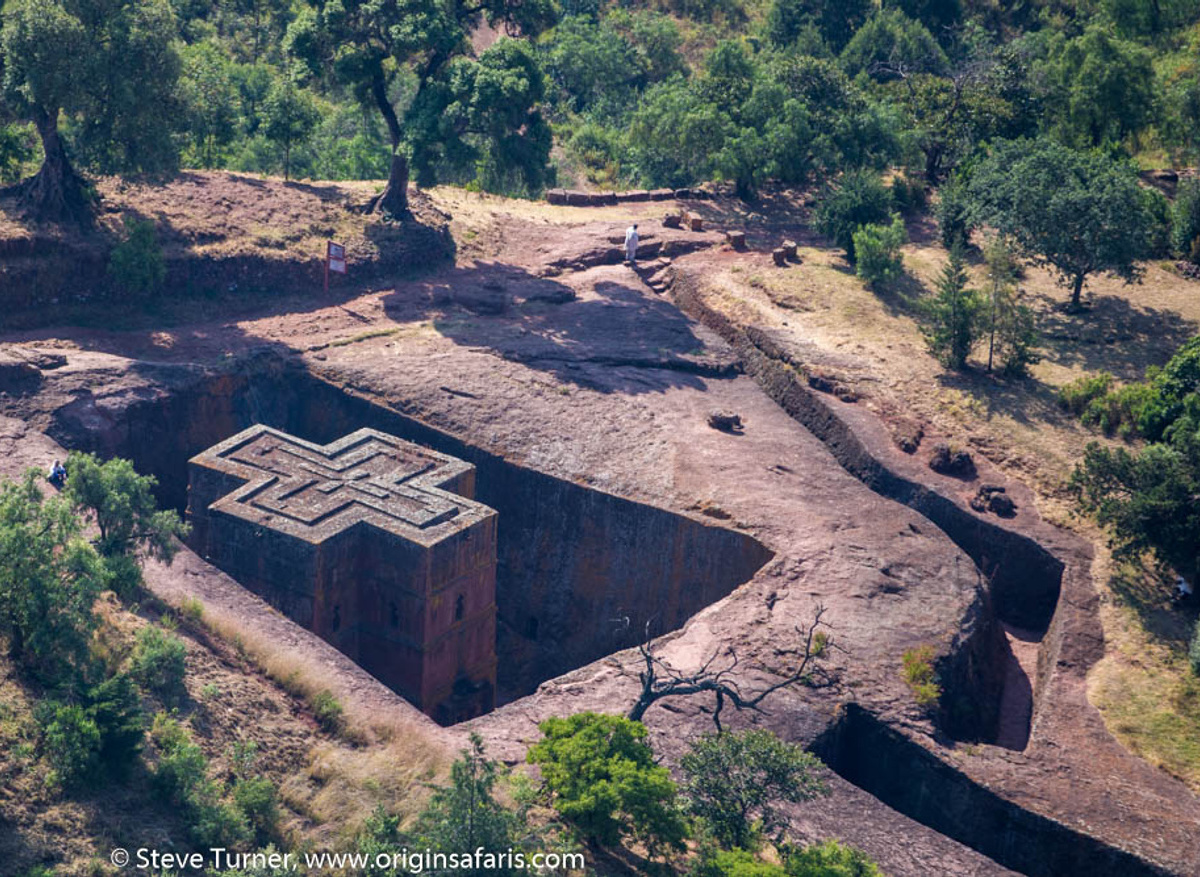 Rock-hewn churches at Lalibela 