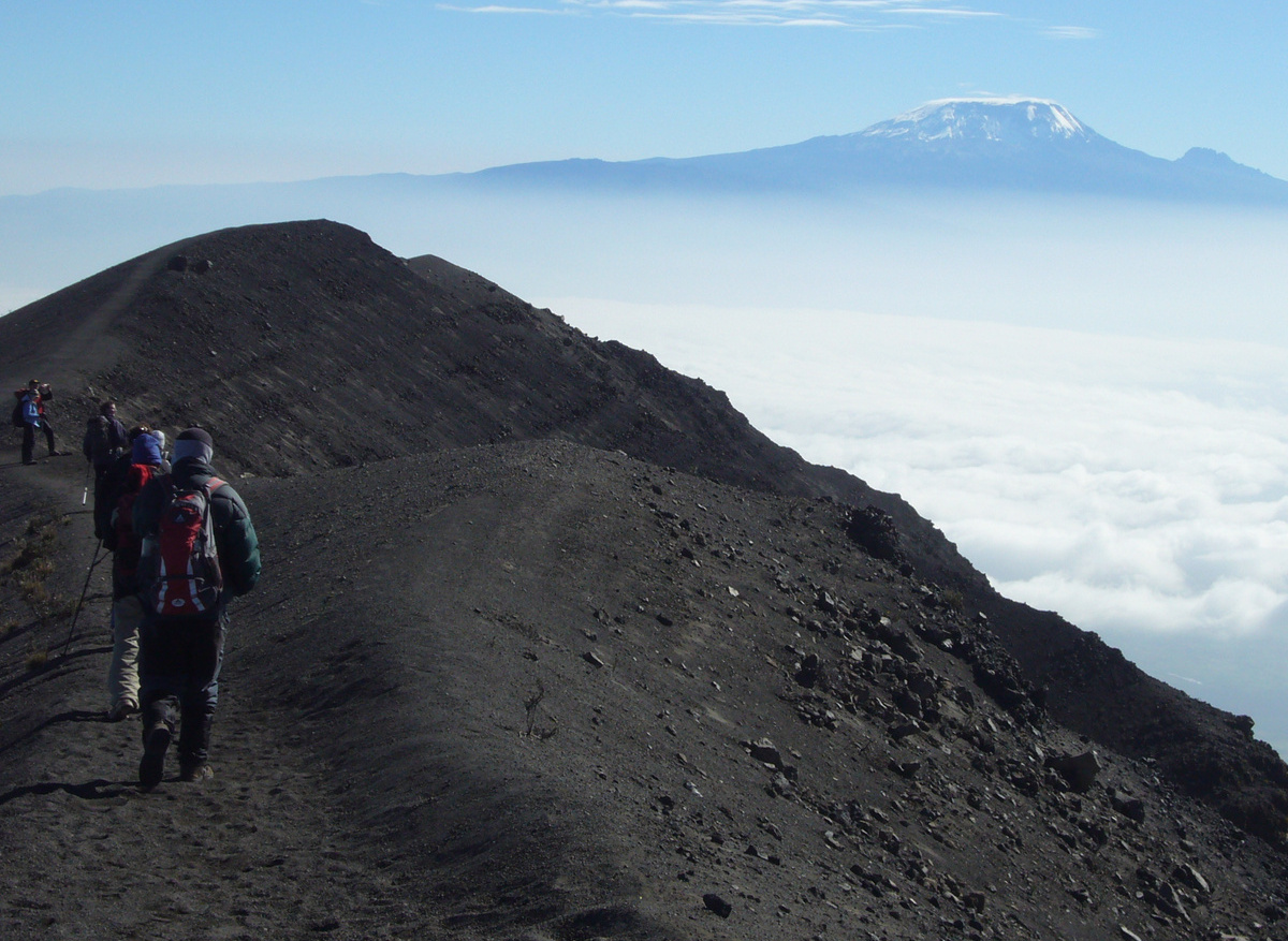 Mt Meru crater rim