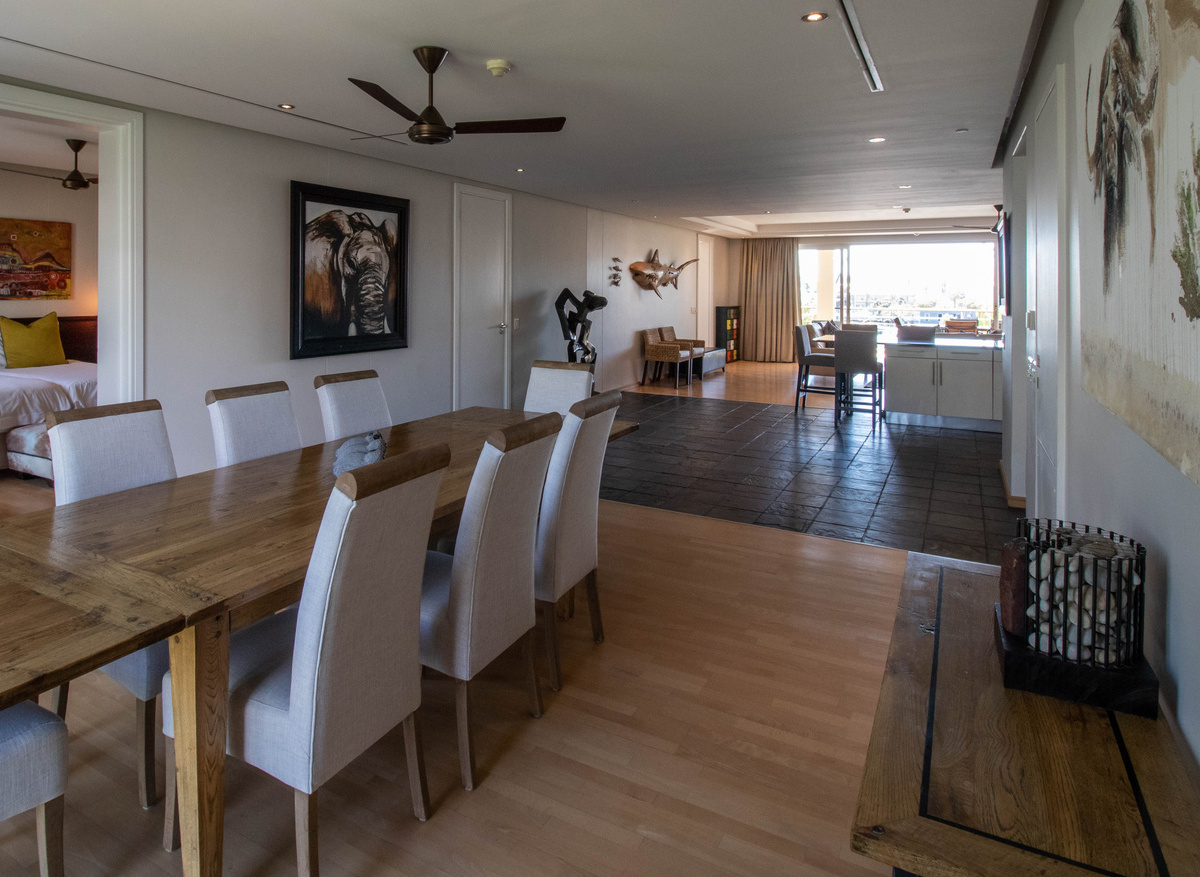 Waterfront Village 2-bedroom interior.