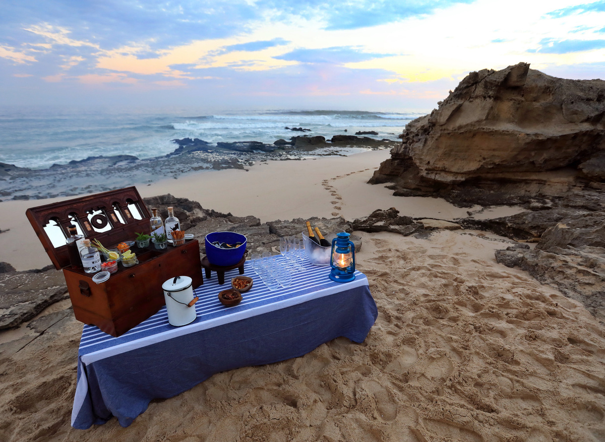 Lekkerwater Beach Lodge gin bar