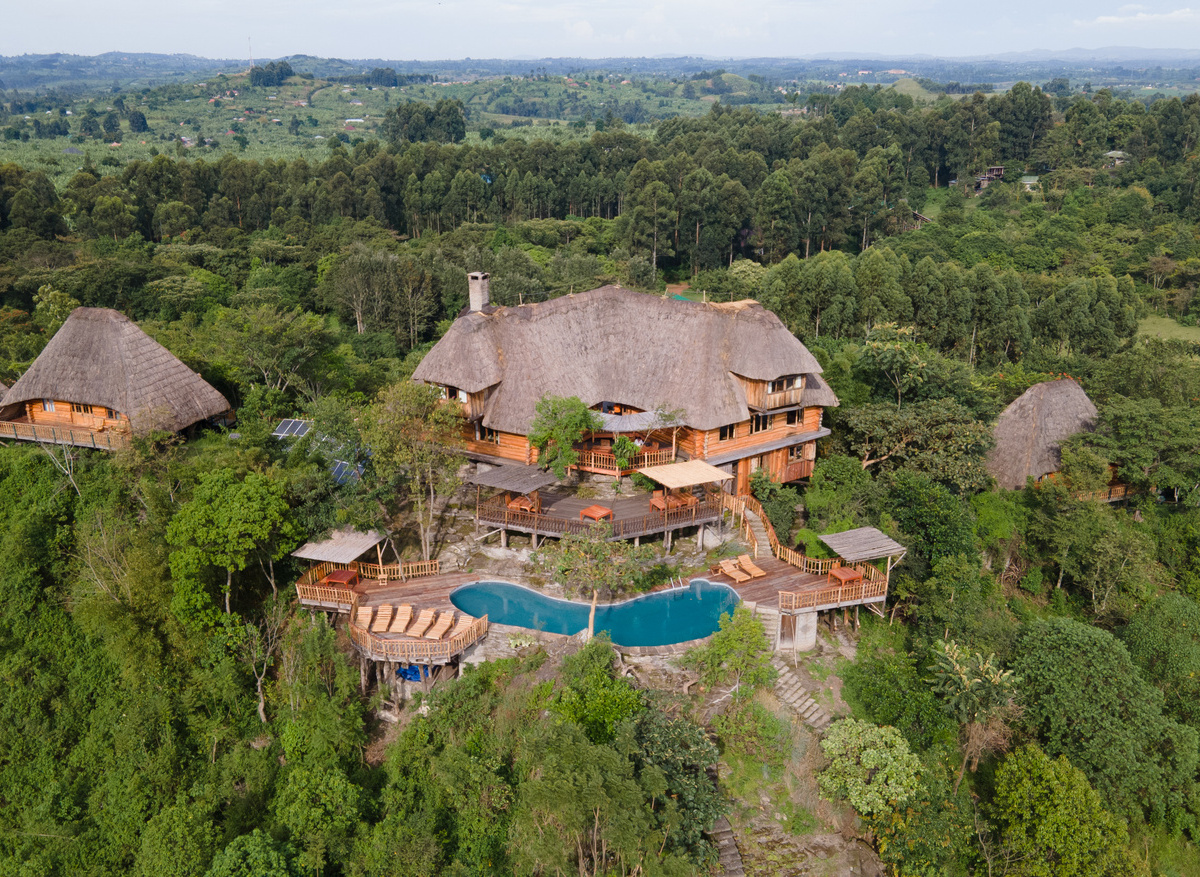 Main Lodge Aerial view