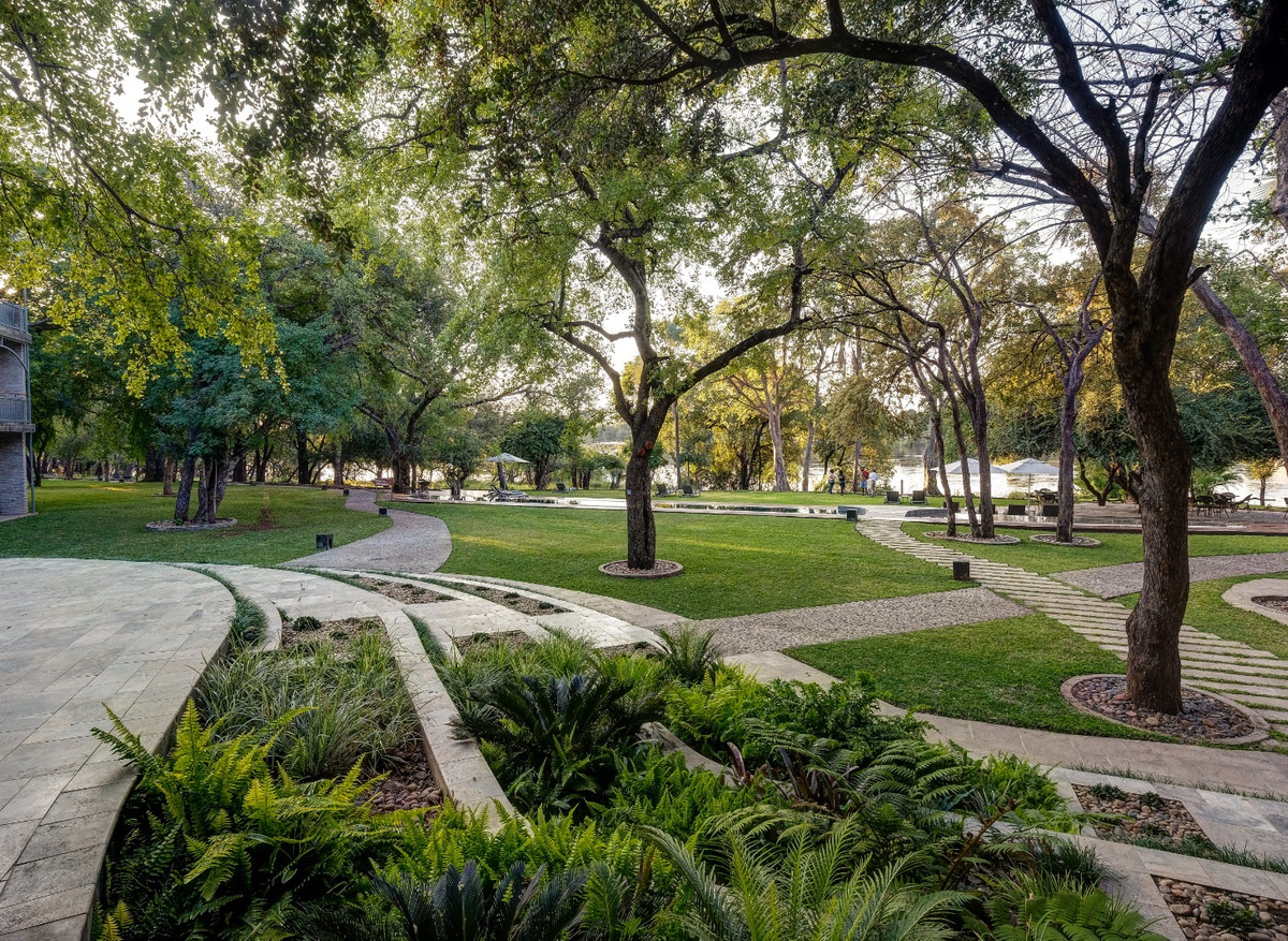 Entrance to Zambezi River View
