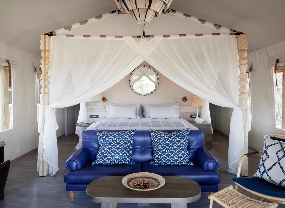 Savute Elephant Lodge Tented Room