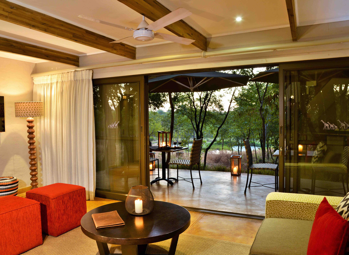 Victoria Falls Safari Suites sunset view