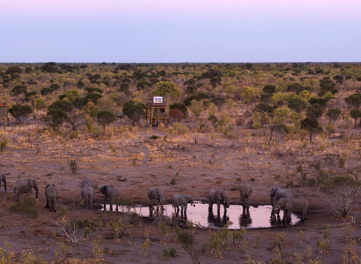Skybeds, Khwai Private Reserve, Okavango