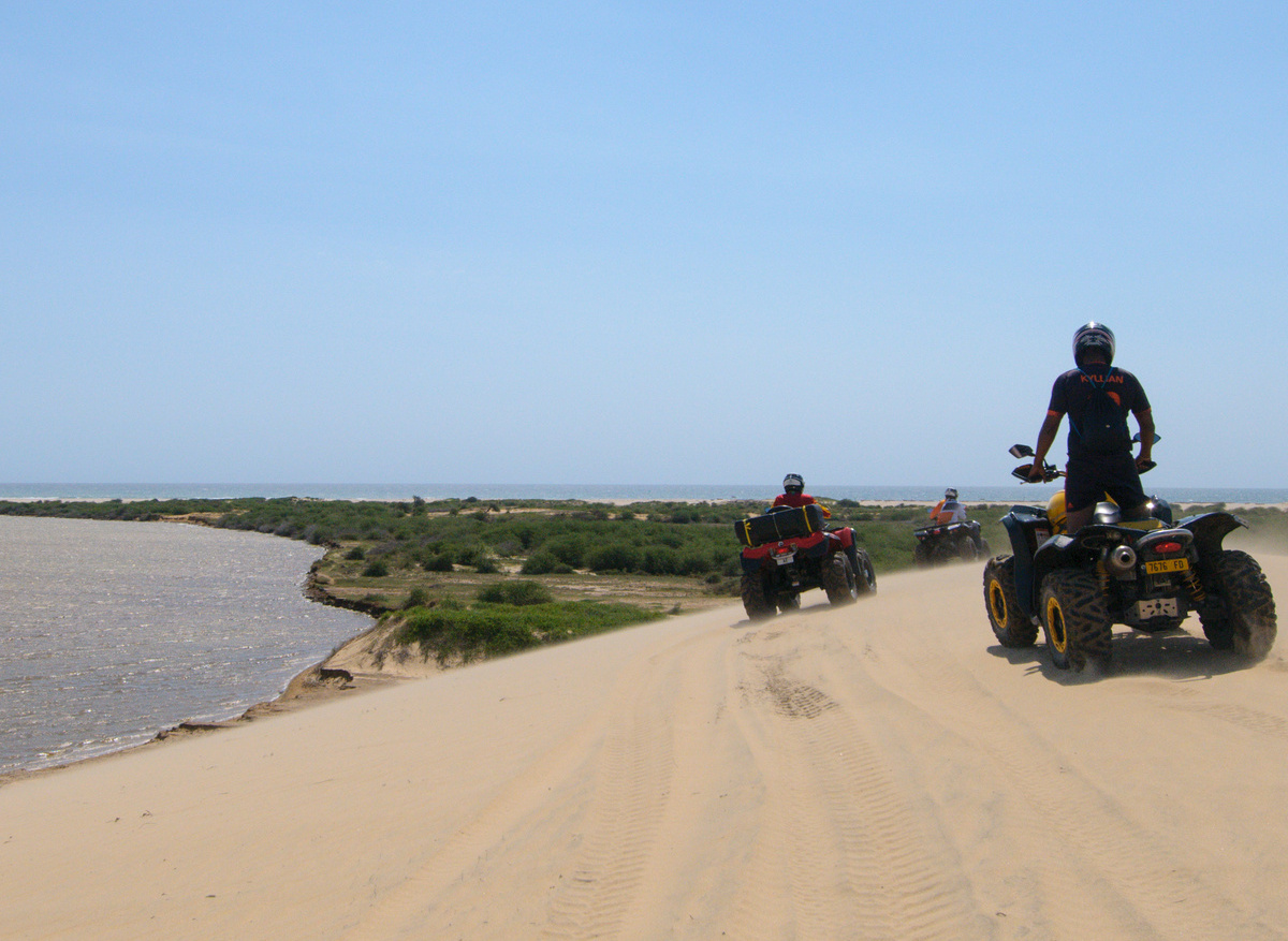 Quad bike in the Dunes