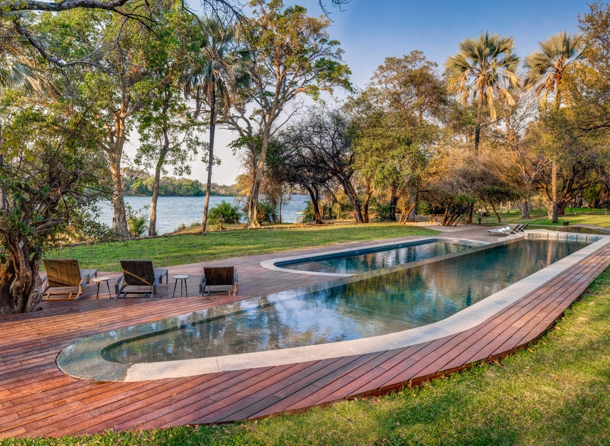 Pool view of Zambezi River