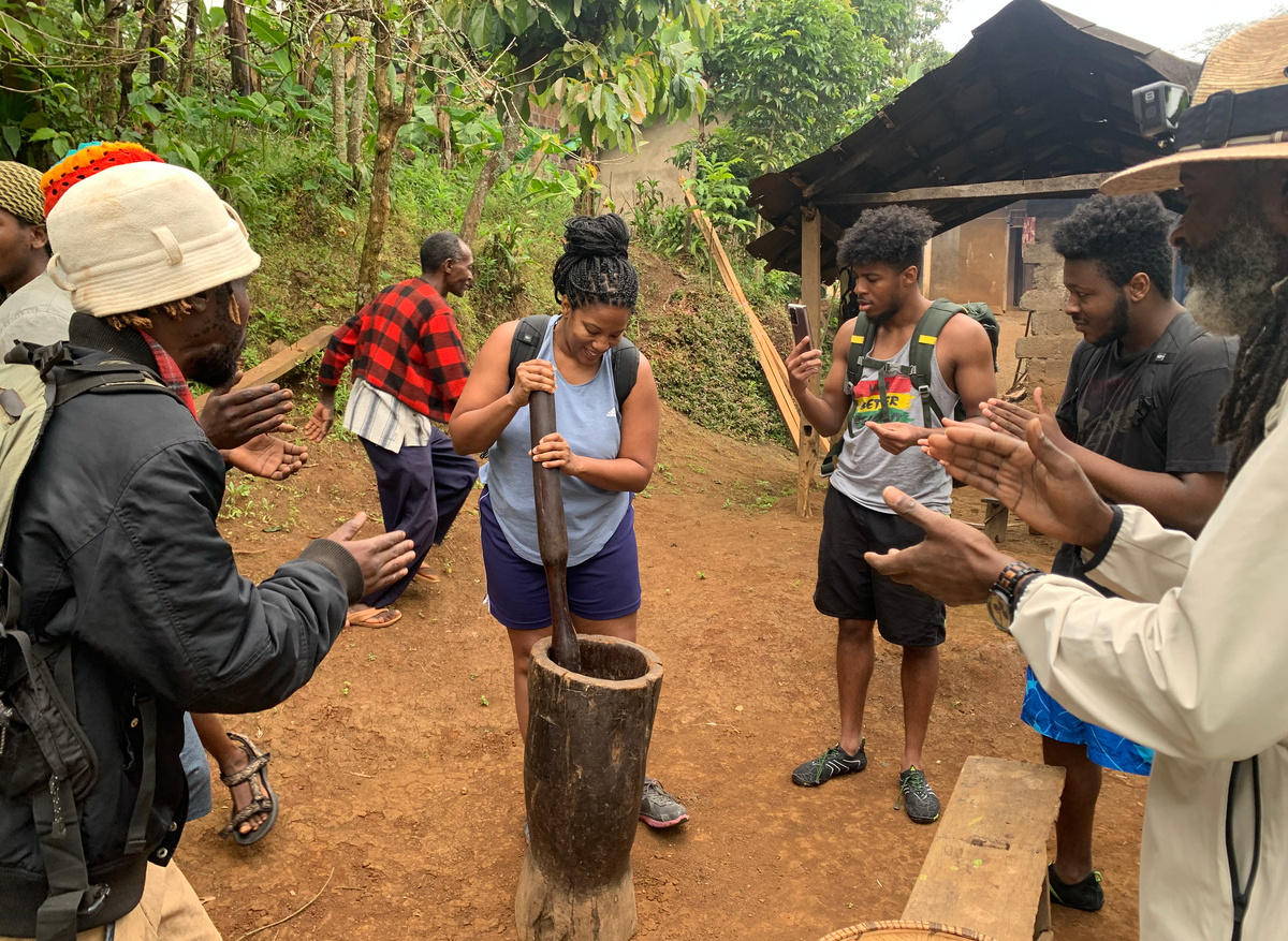 Learning how to make coffee.JPG